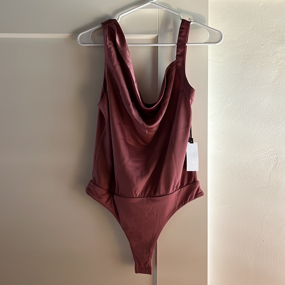 ASTR the label pink body suit